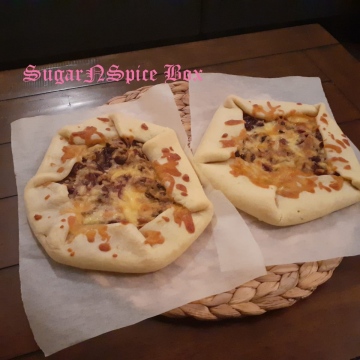Sauteed Onion and Cheese Galette
