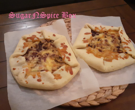 Sauteed Onion and Cheese Galette