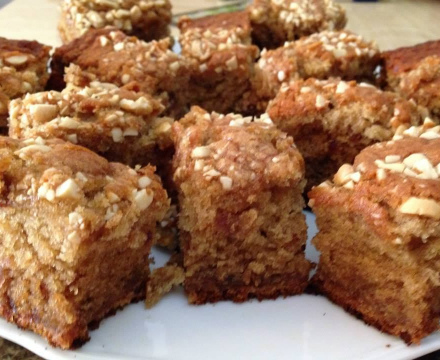 Freshly baked fruit cake