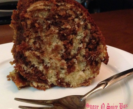 Marble bundt cake