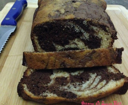 Marble loaf cake