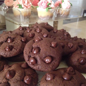 Triple Chocolate Cookies (Sugar'NSpice Box Special Cookies)