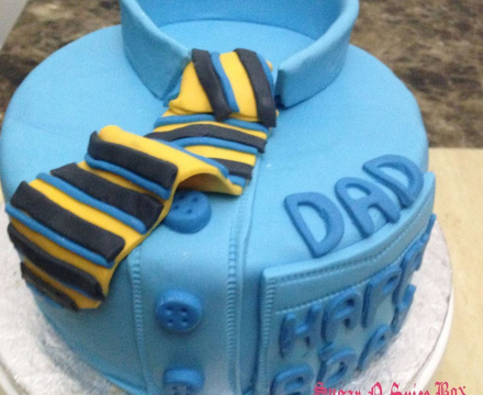 Fondant Shirt themed cake