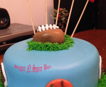 soccer ball cake