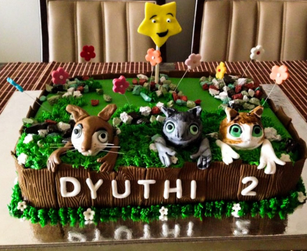 Garden themed Cake