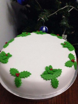 Christmas themed Cake