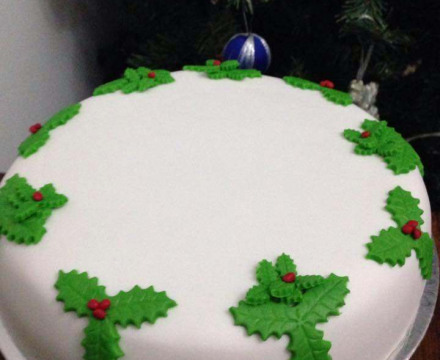Christmas themed Cake