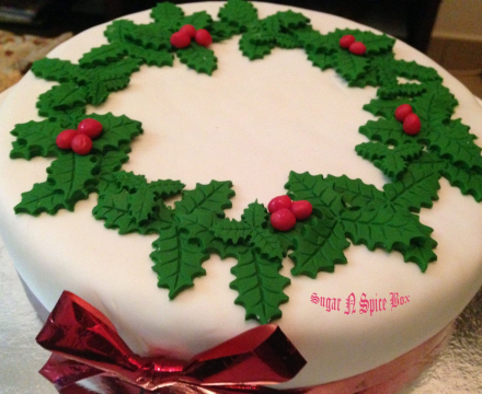 Christmas themed cake