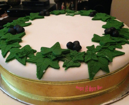 Christmas themed cake