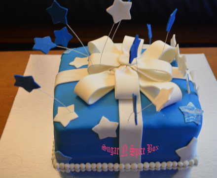 New Year themed Fondant Cake