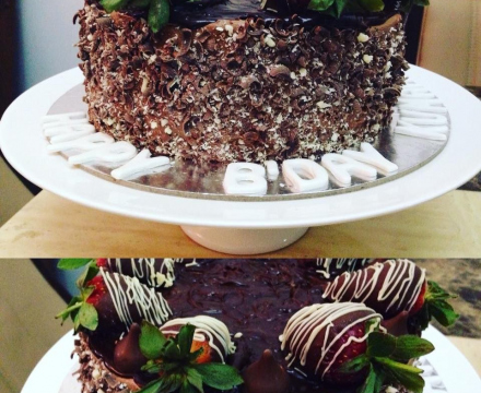 Chocolate ganache cake