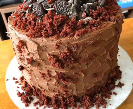 Oreo Chocolate buttercream cake