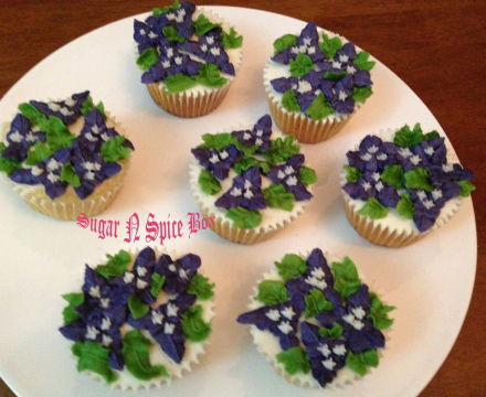 Hand Piped buttercream cupcakes