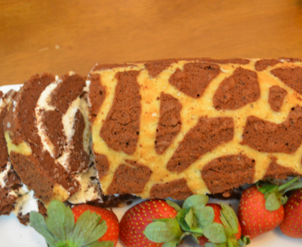 Zebra pattern swiss roll