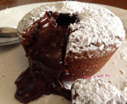 Molten lava cake